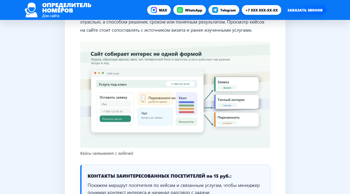 Повторный визит усиливает сигнал