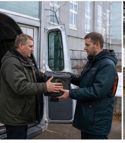 Оборудование принимают на объекте
