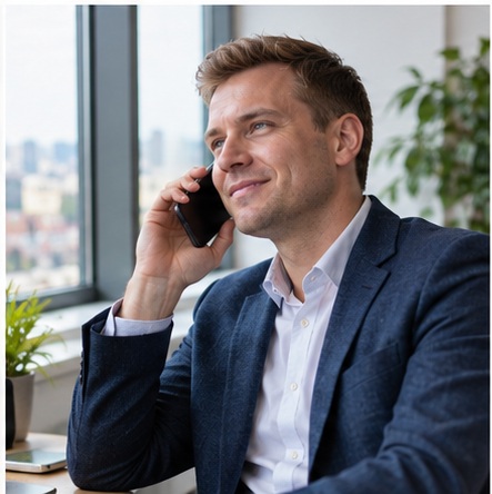 Менеджер уточняет задачу по телефону